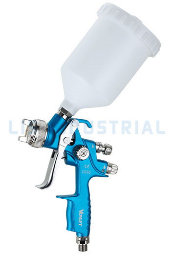 Voylet LS30 Pneumatica HVLP Gravity Feed Air Spray Gun 20 oz Cup